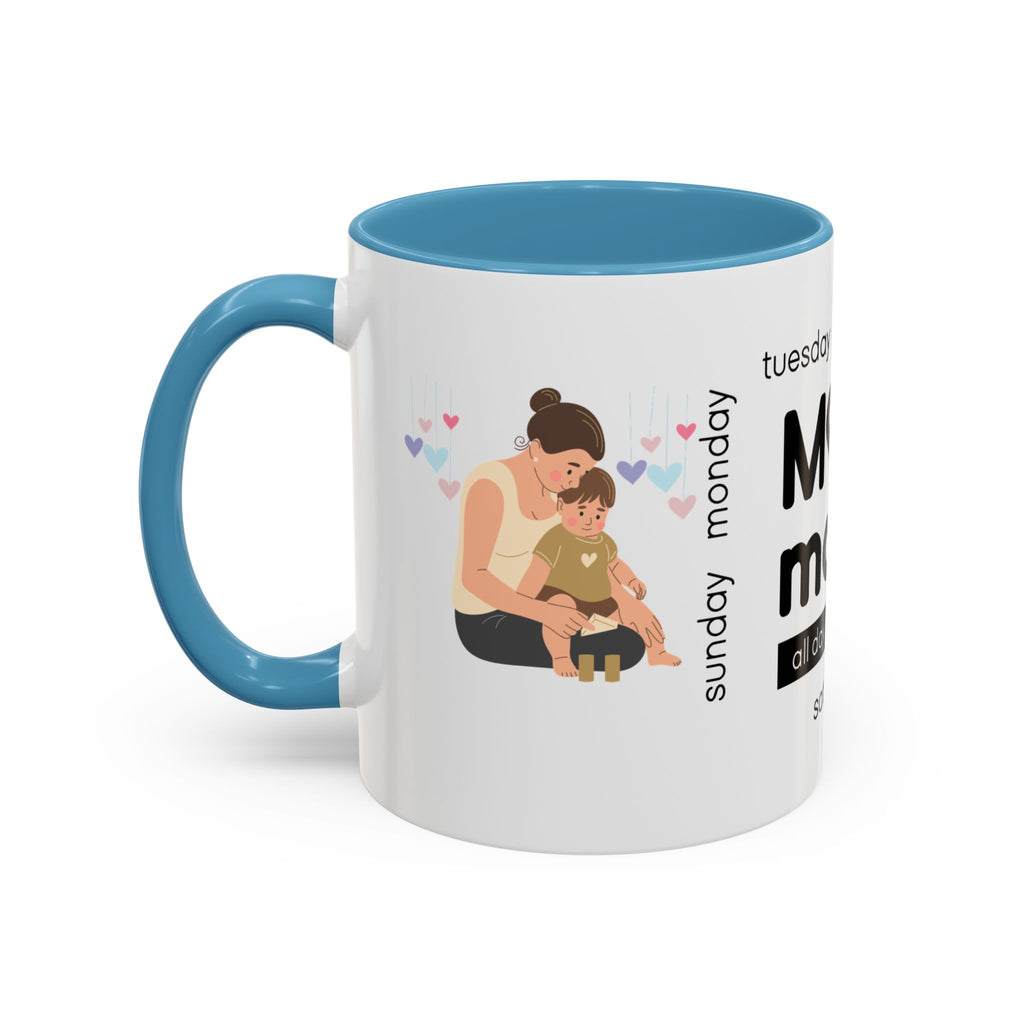 Mom Mode Accent Coffee Mug (11, 15oz)