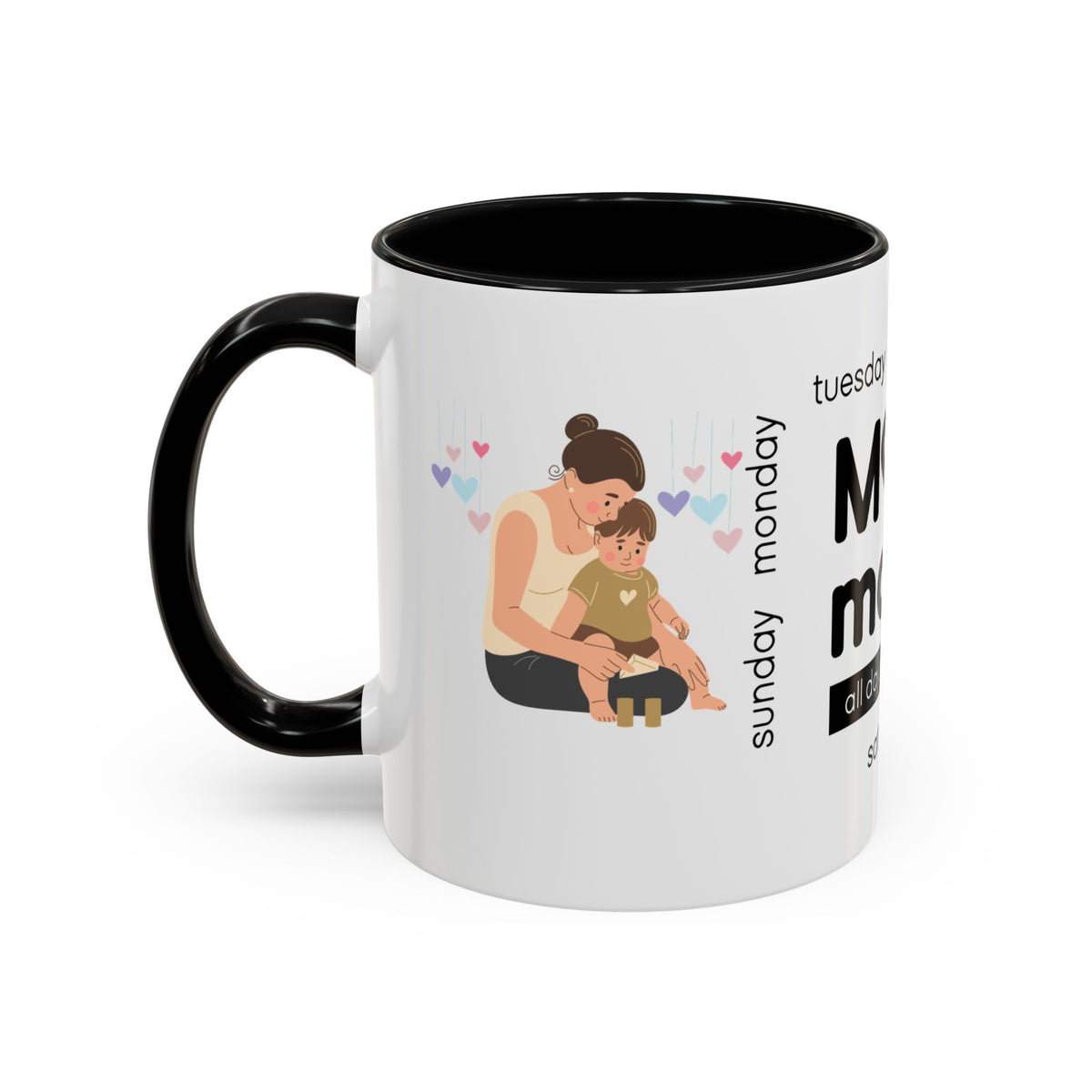 Mom Mode Accent Coffee Mug (11, 15oz)