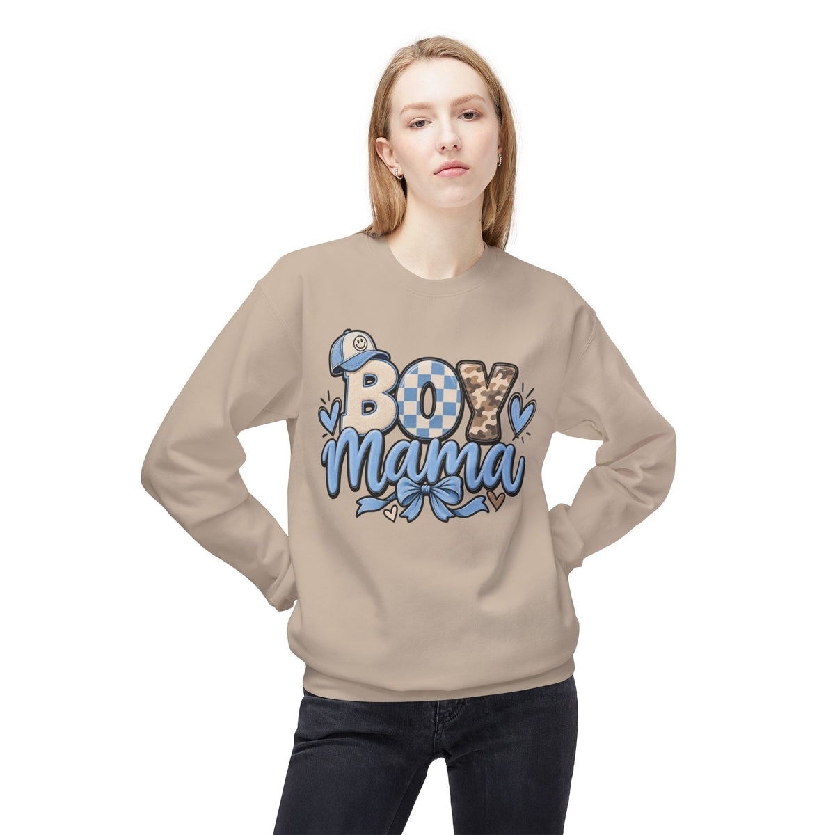 Boy Mama Floral Sweatshirt
