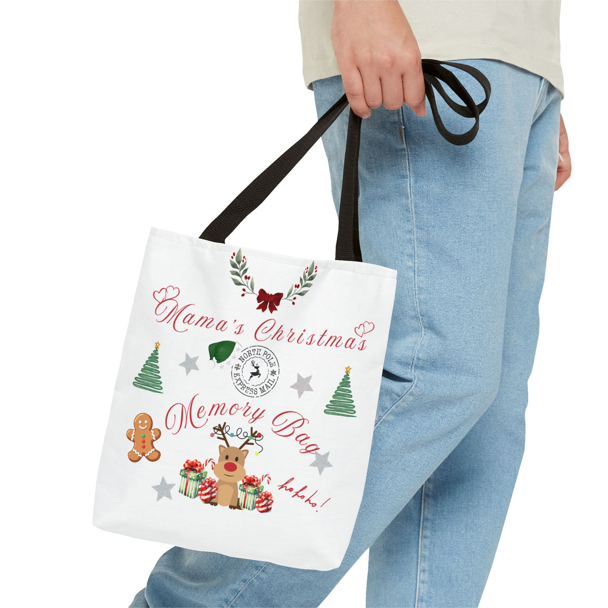 Mama's Christmas Memory Bag Tote Bag