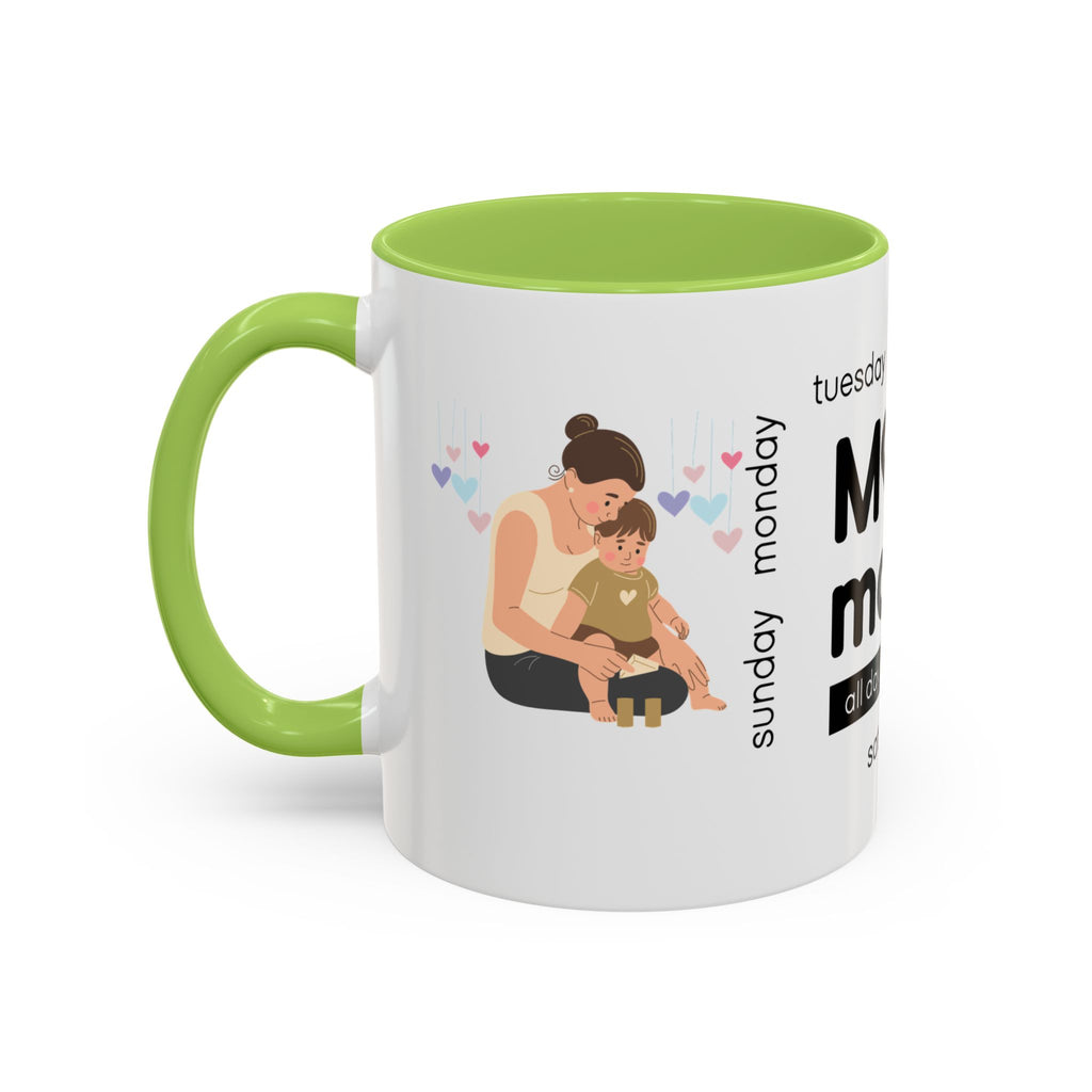 Mom Mode Accent Coffee Mug (11, 15oz)