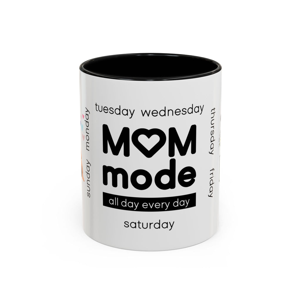 Mom Mode Accent Coffee Mug (11, 15oz)