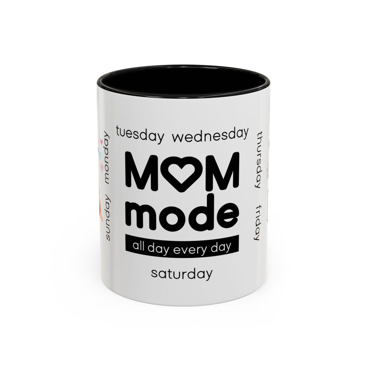 Mom Mode Accent Coffee Mug (11, 15oz)
