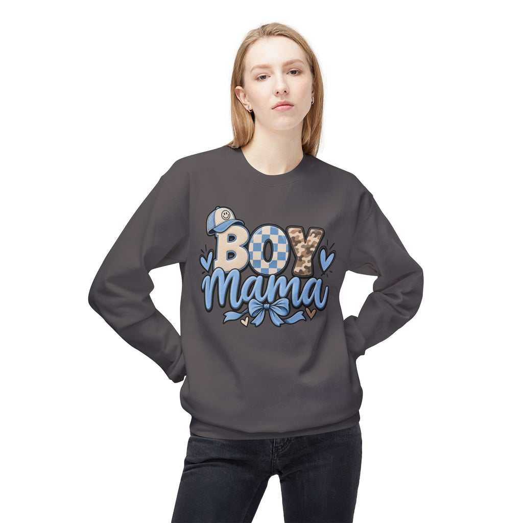 Boy Mama Floral Sweatshirt