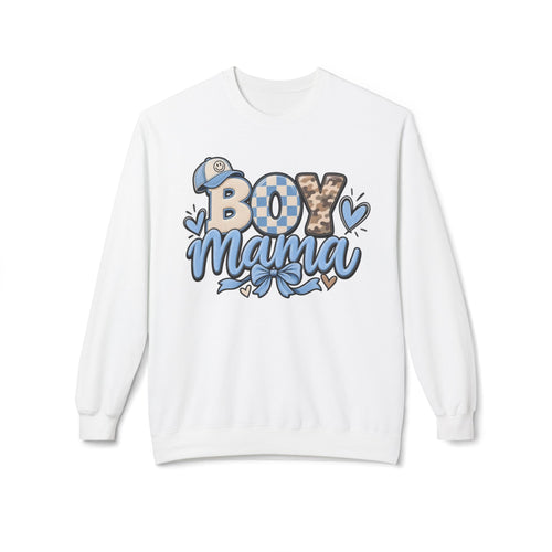 Boy Mama Floral Sweatshirt