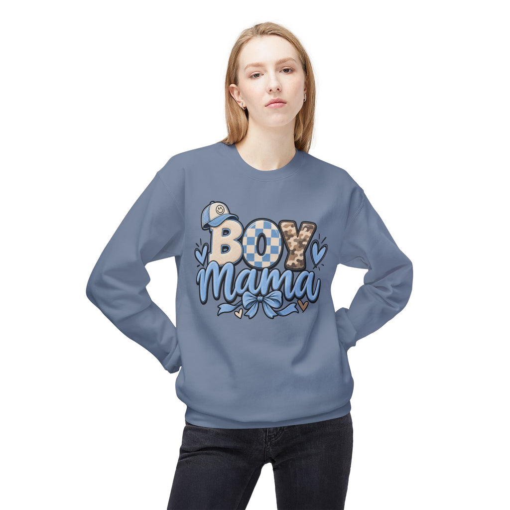 Boy Mama Floral Sweatshirt