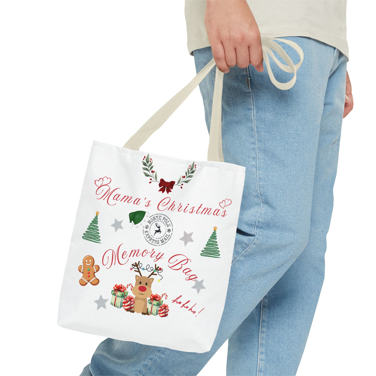 Mama's Christmas Memory Bag Tote Bag