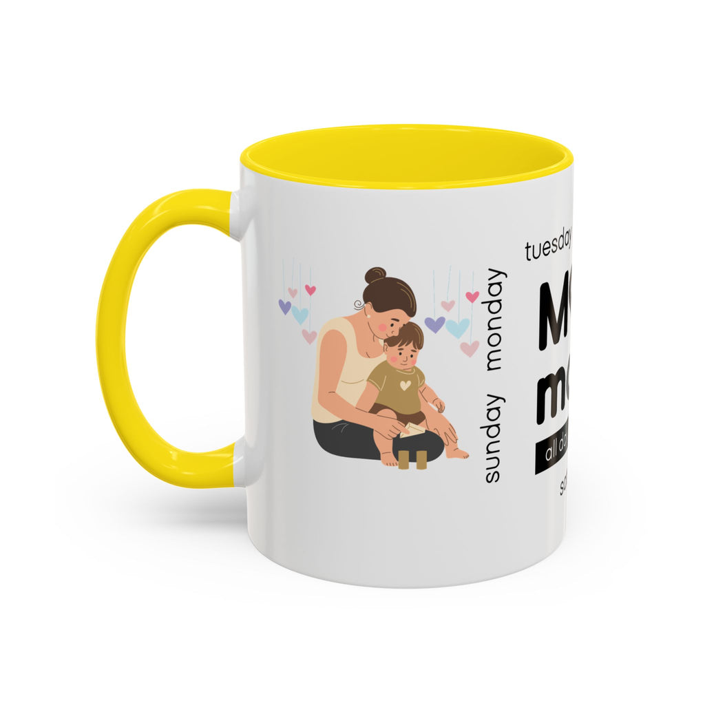 Mom Mode Accent Coffee Mug (11, 15oz)