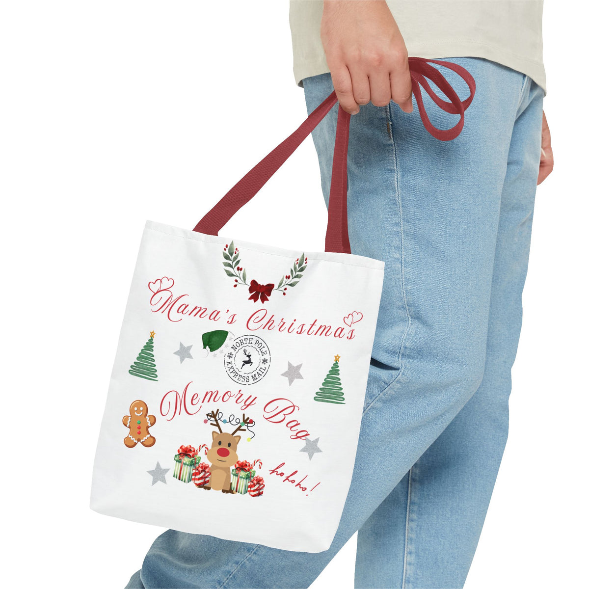 Mama's Christmas Memory Bag Tote Bag