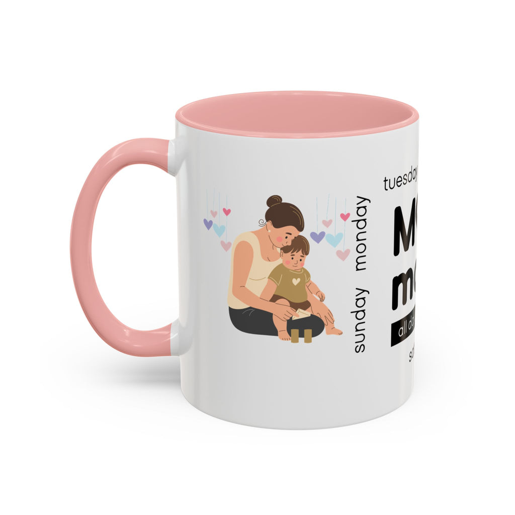 Mom Mode Accent Coffee Mug (11, 15oz)