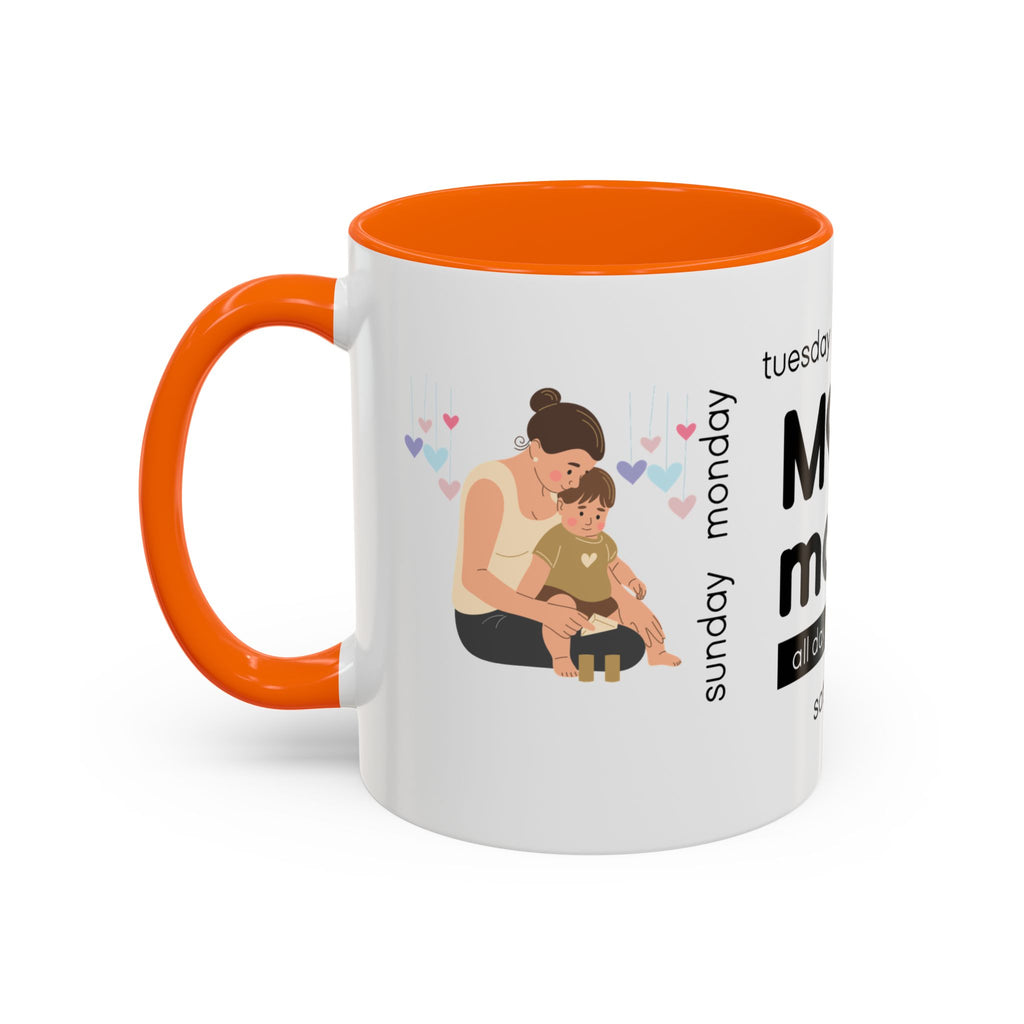 Mom Mode Accent Coffee Mug (11, 15oz)