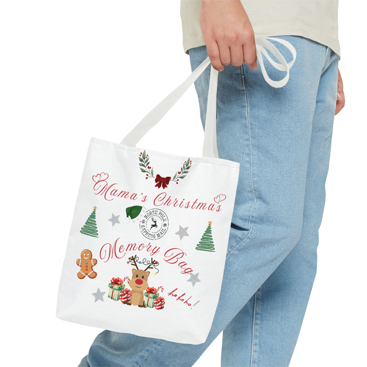 Mama's Christmas Memory Bag Tote Bag